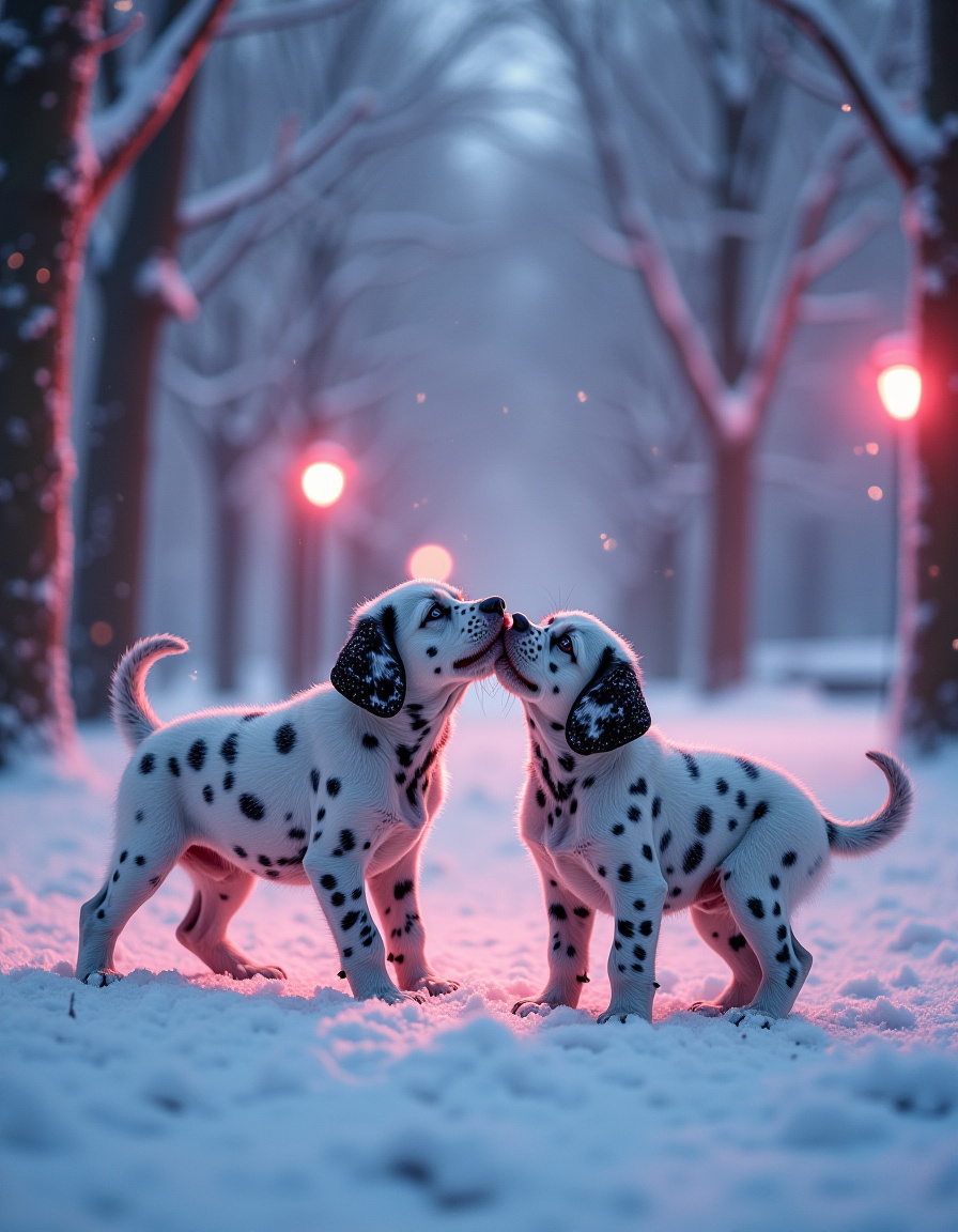 Illuminated Wall Art - 2 Dogs