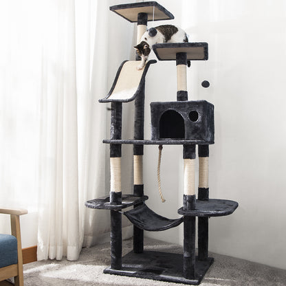 Cat Kitten Tree Cat Climbing Scratching Post Cat Scratcher Activity Centre 170cm