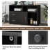 Modern Sideboard Storage Cabinet Table TV Unit with 2 Drawers and 1 Door, for Dining Room, Living Room, Kitchen,Hallway and Office,Storage Furniture