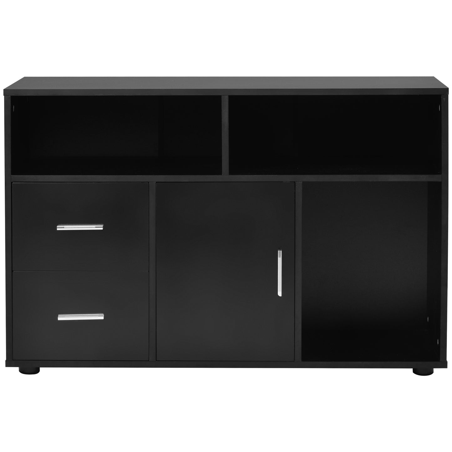 Modern Sideboard Storage Cabinet Table TV Unit with 2 Drawers and 1 Door, for Dining Room, Living Room, Kitchen,Hallway and Office,Storage Furniture