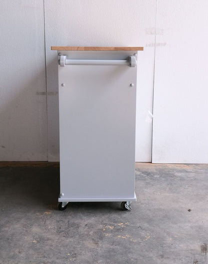 Tullarick Kitchen Cart, Natural & Gray 98310