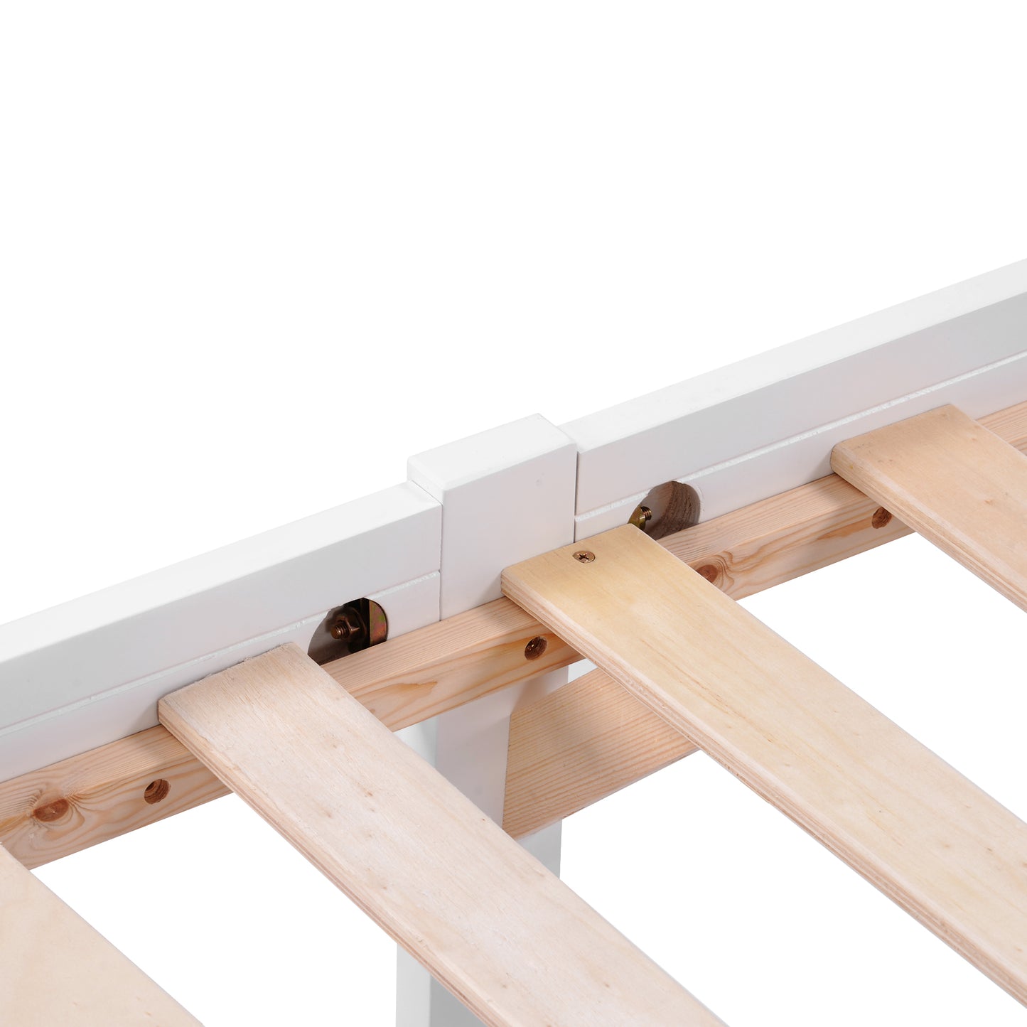 Wooden Solid White Pine Storage Bed With Drawers Bed Furniture Frame For Adults, Kids, Teenagers 4ft6 Double (White 190x135cm)