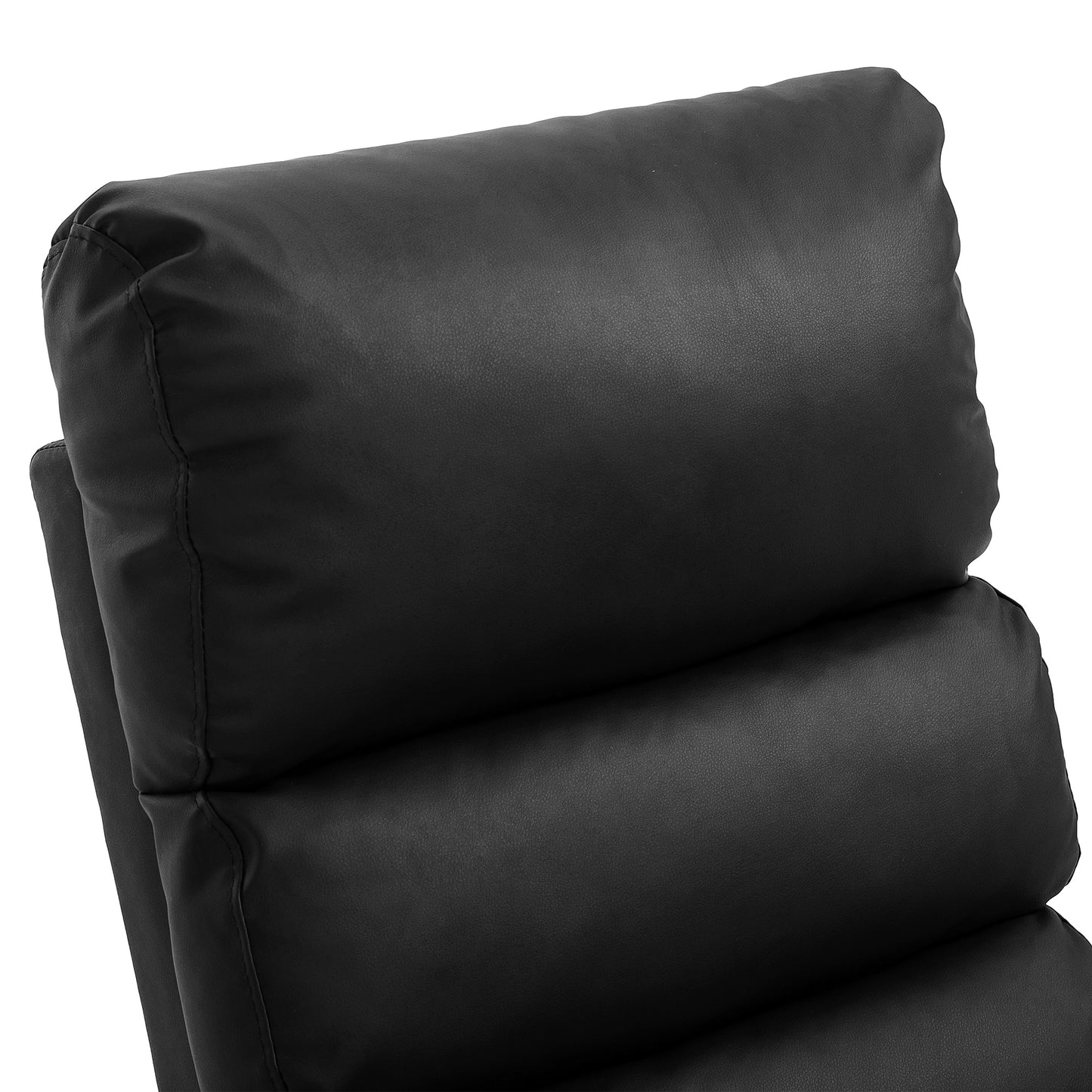 Power Massage Lift Recliner Chair with Heat & Vibration for Elderly, Heavy Duty and Safety Motion Reclining Mechanism, 2 Side Pockets , Remote control, Faux Leather