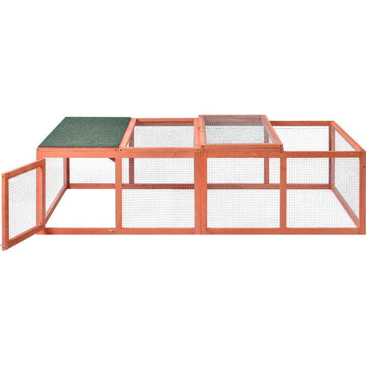Outdoor Bunny Rabbit Hutch Tortoise House Outdoor Tortoises Enclosure Chicken Coop Duck House Guinea Pig Cage for Small Animals with Run Spacious Wooden Chicken Coop Bunny Rabbit Hutch Pet Hutch