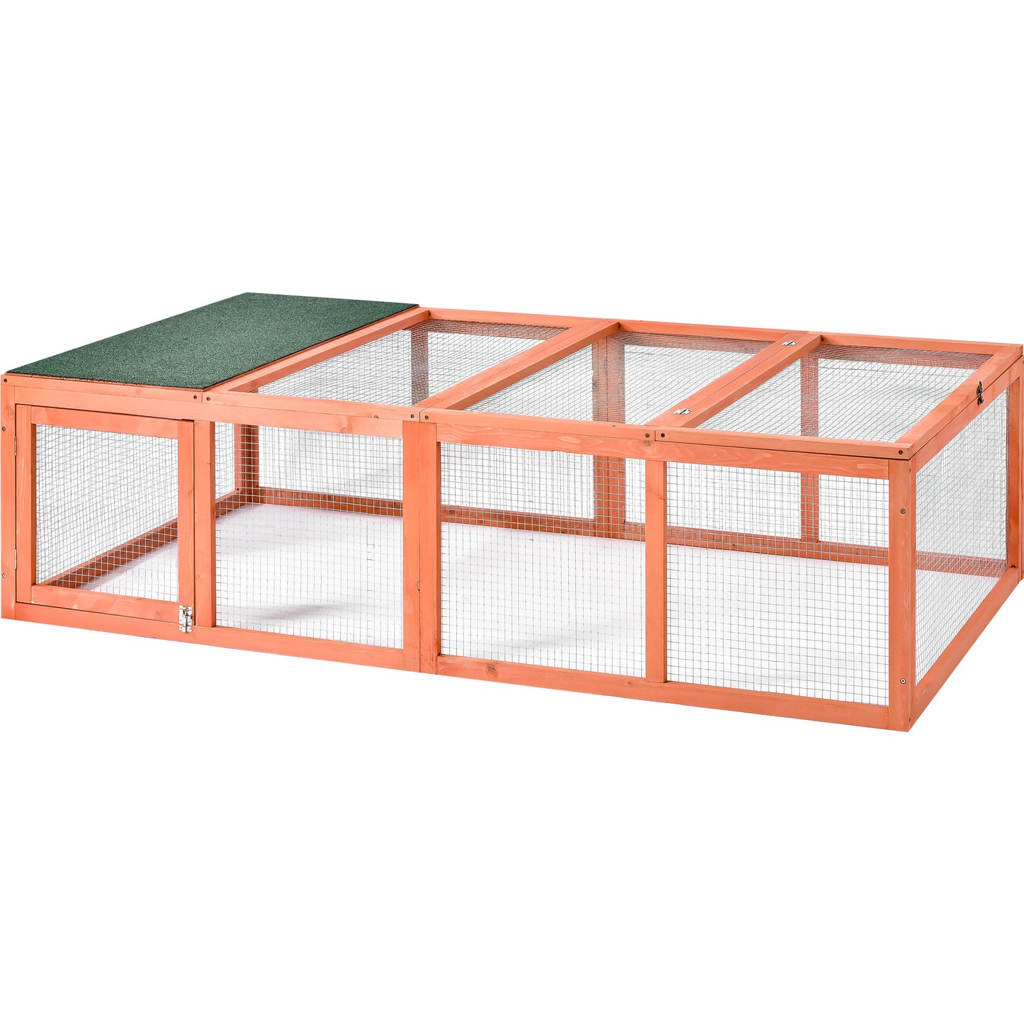Outdoor Bunny Rabbit Hutch Tortoise House Outdoor Tortoises Enclosure Chicken Coop Duck House Guinea Pig Cage for Small Animals with Run Spacious Wooden Chicken Coop Bunny Rabbit Hutch Pet Hutch