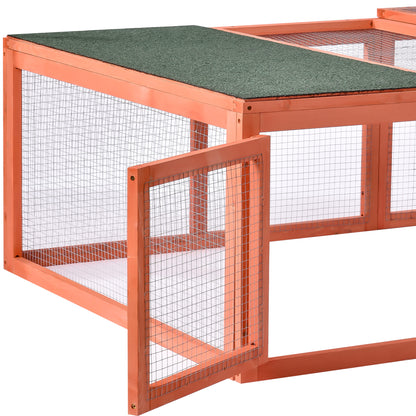 Outdoor Bunny Rabbit Hutch Tortoise House Outdoor Tortoises Enclosure Chicken Coop Duck House Guinea Pig Cage for Small Animals with Run Spacious Wooden Chicken Coop Bunny Rabbit Hutch Pet Hutch