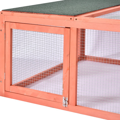 Outdoor Bunny Rabbit Hutch Tortoise House Outdoor Tortoises Enclosure Chicken Coop Duck House Guinea Pig Cage for Small Animals with Run Spacious Wooden Chicken Coop Bunny Rabbit Hutch Pet Hutch