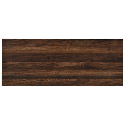 2 drawers Sideboard, Kitchen Buffet, Cupboard Storage Cabinet, natural, 106*40*90 cm
