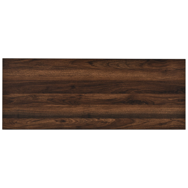 2 drawers Sideboard, Kitchen Buffet, Cupboard Storage Cabinet, natural, 106*40*90 cm