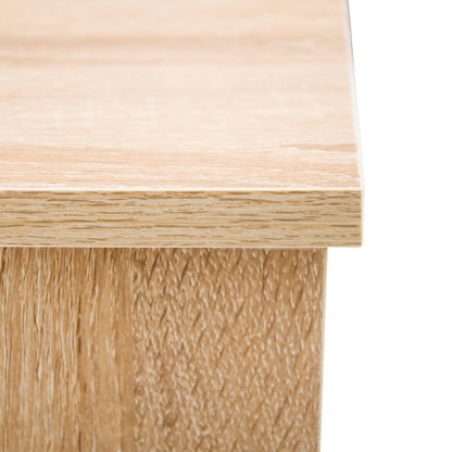 Lift up Top Coffee Table with storage and shelf living room(Oak)