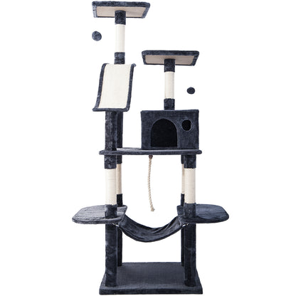 Cat Kitten Tree Cat Climbing Scratching Post Cat Scratcher Activity Centre 170cm