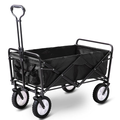 Garden Cart Foldable Pull Wagon Hand Cart Garden Transport Cart Collapsible Portable Folding Cart