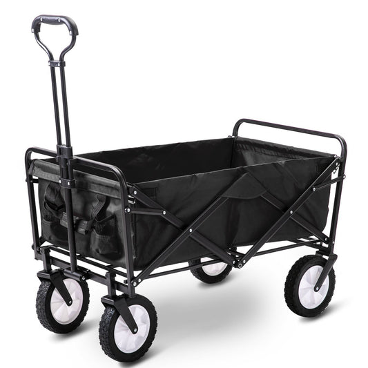 Garden Cart Foldable Pull Wagon Hand Cart Garden Transport Cart Collapsible Portable Folding Cart